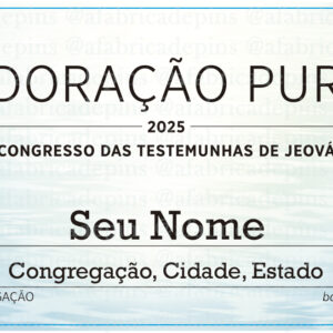 Impressão Crachá Avulso Com Furo ou Sem