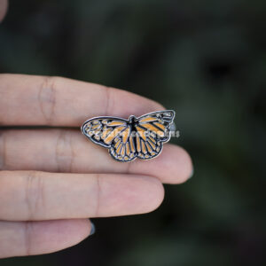Pin Borboleta Monarca Laranja