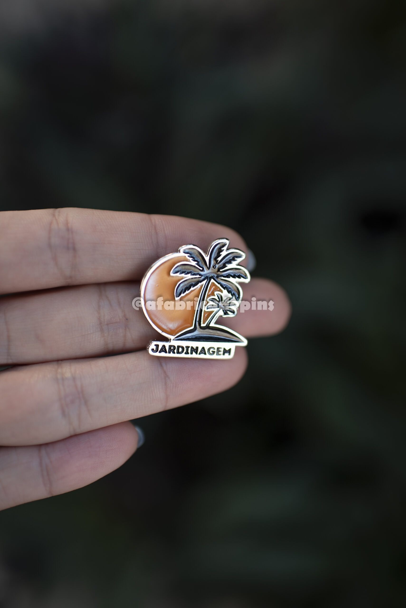 Pin Jardinagem Pôr-do-sol