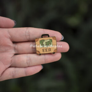 Pin Mala de Viagem com Mapa EER