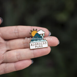 Pin Montanha Adoração Pura