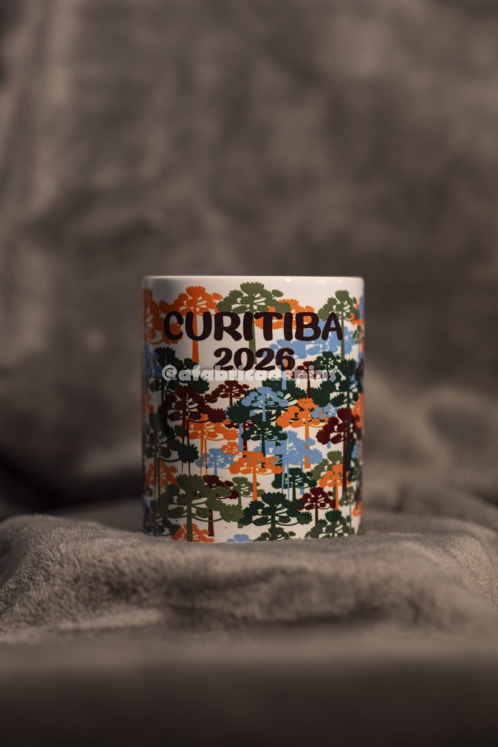 Caneca Floresta Araucária Cerâmica
