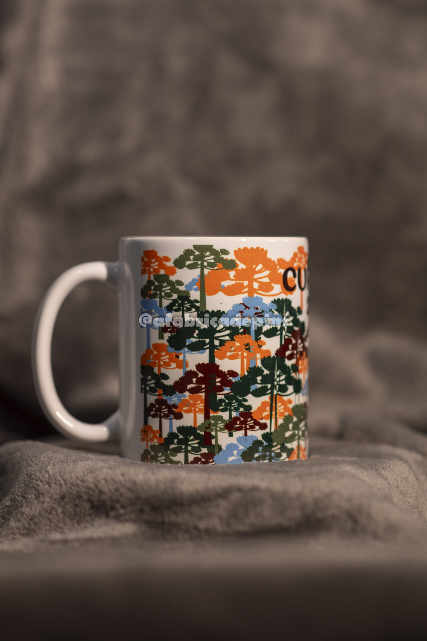 Caneca Floresta Araucária Cerâmica - Imagem 2