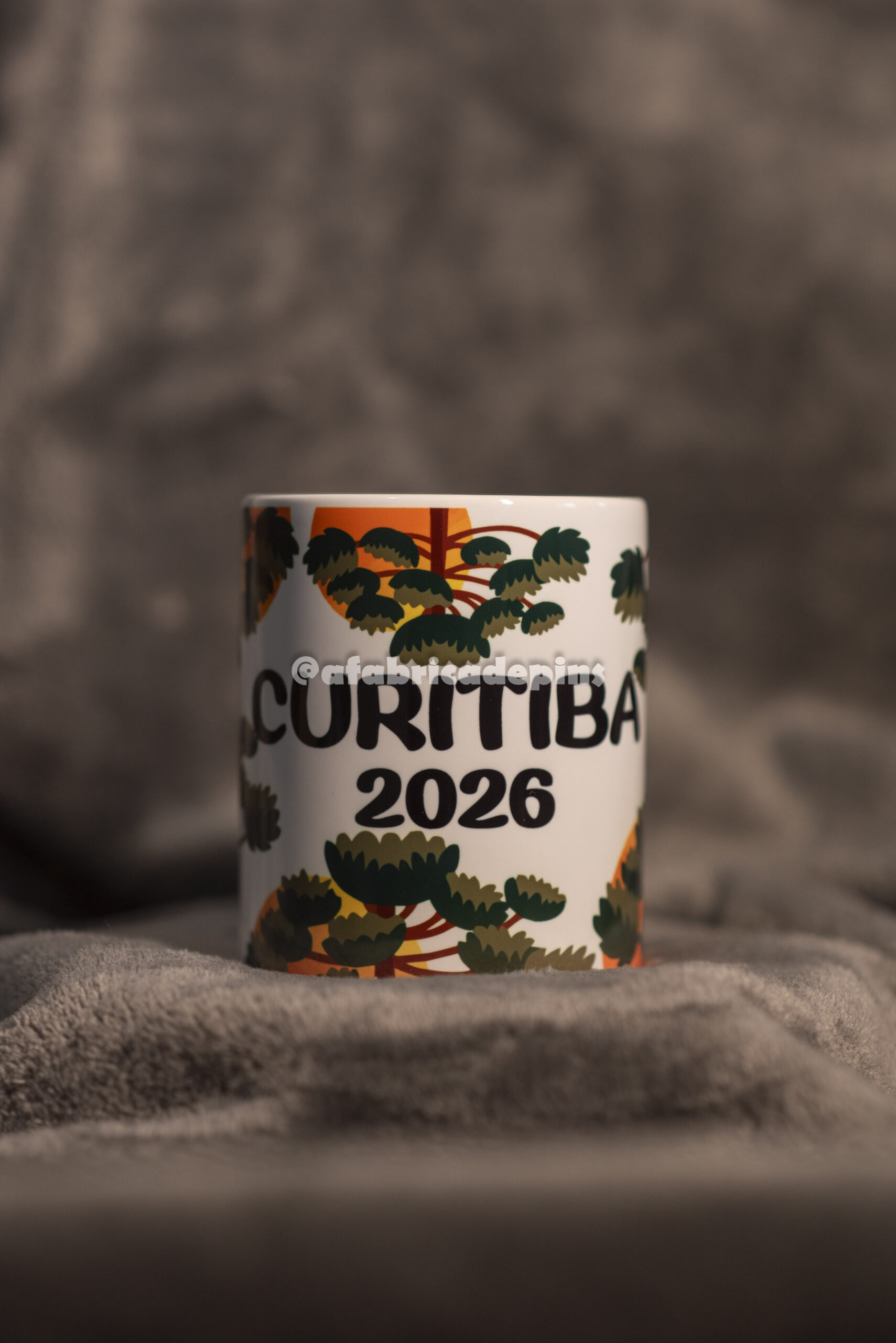 Caneca Felicidade Eterna Cerâmica