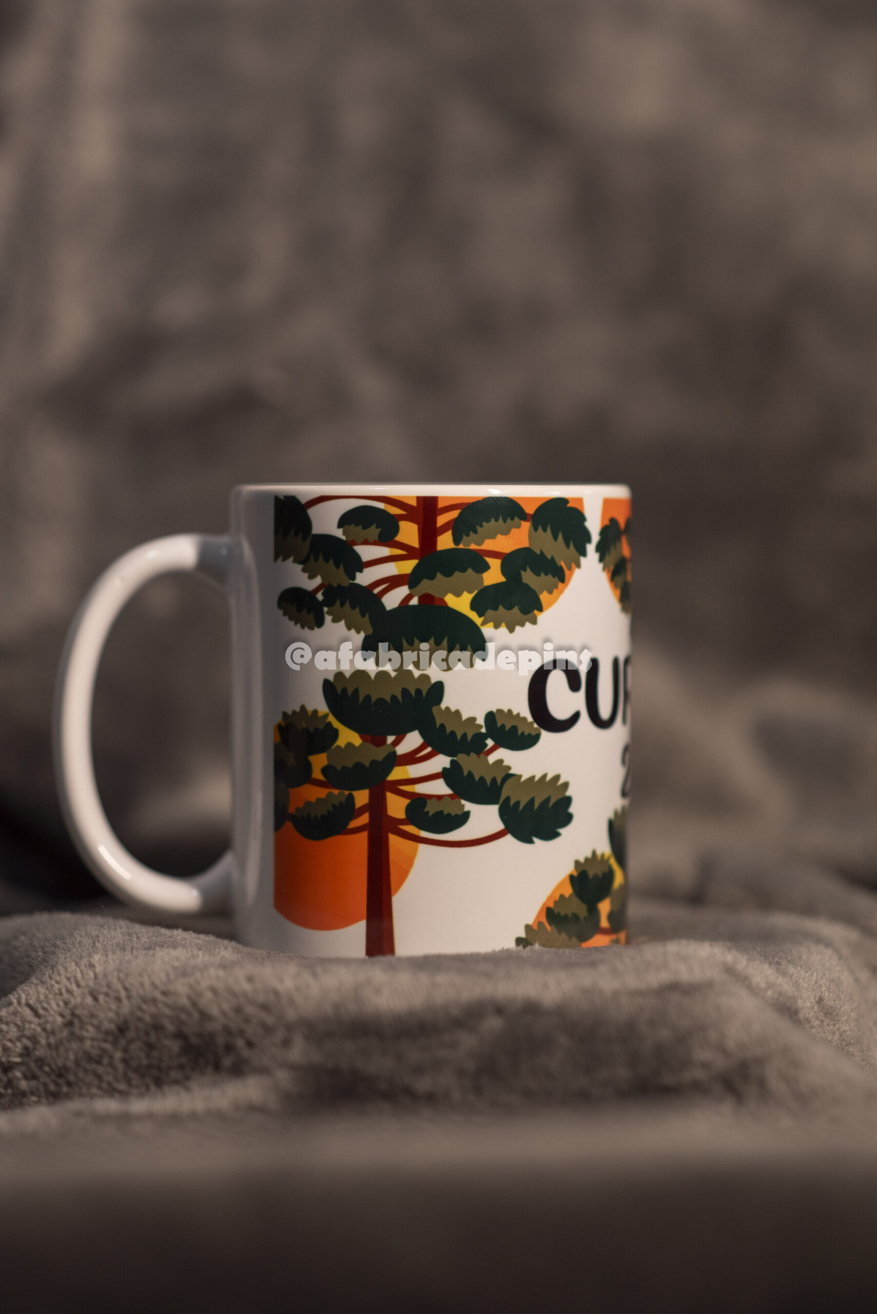 Caneca Felicidade Eterna Cerâmica - Imagem 2