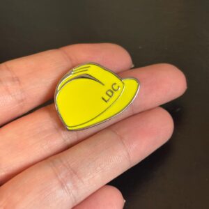 Pin Capacete LDC Amarelo