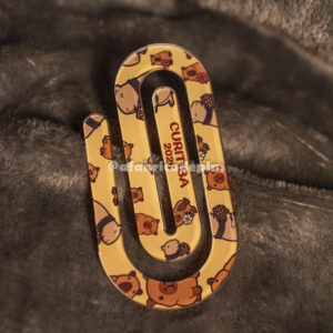 Marcador Clips Acrílico Capivara