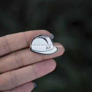 Pin Capacete Áudio e Vídeo