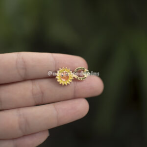 '' Pin Girassol Felicidade Eterna Infantil - Congresso JW 2026 *PRÉ VENDA*