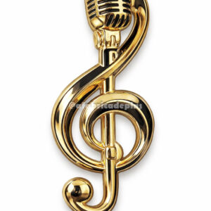 '' Pin Áudio/Palco/Clave de Sol