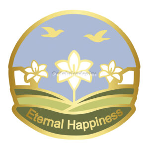 ' Pin Lírio Eternal Hapiness - Congresso JW 2026 *PRÉ VENDA*